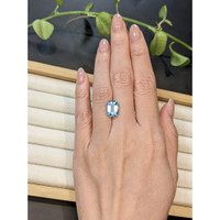 3.15 Ct. Blue Aquamarine from Brazil Life Style