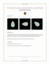 1.94 Ct. Cabochon White Opal from Australia Appraisal