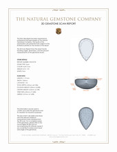 1.94 Ct. Cabochon White Opal from Australia 3 D Scan Report