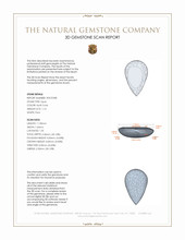 1.13 Ct. White Opal from Australia 3 D Scan Report