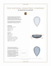 1.43 Ct. Cabochon White Opal from Australia 3 D Scan Report