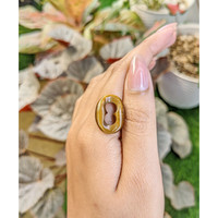 10.33 Ct. Cabochon Tiger's Eye from South Africa Life Style
