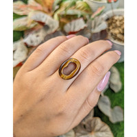 8.20 Ct. Cabochon Tiger's Eye from South Africa Life Style