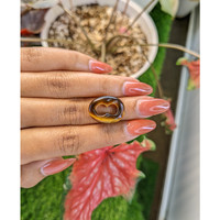 9.91 Ct. Cabochon Tiger's Eye from South Africa Life Style
