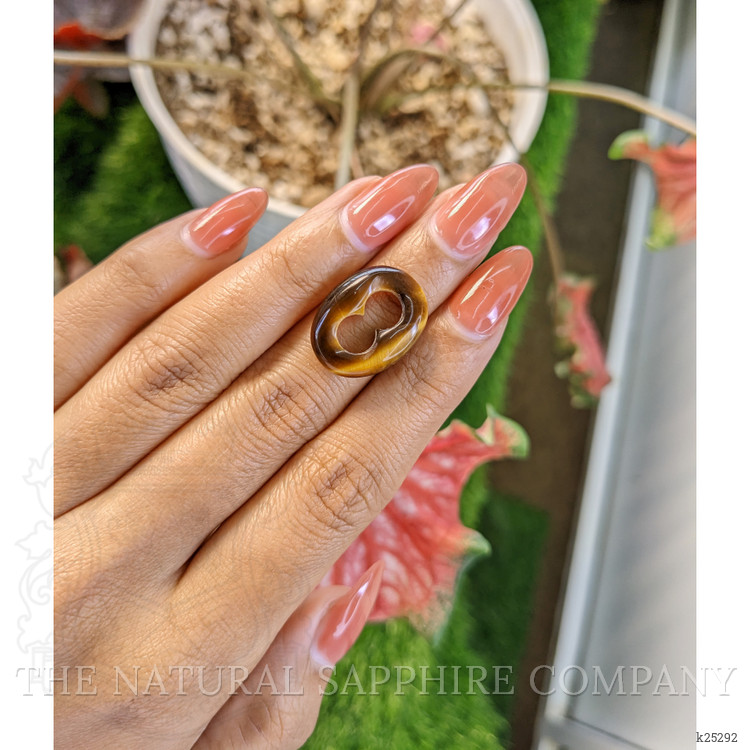 9.91 Ct. Cabochon Tiger's Eye from South Africa