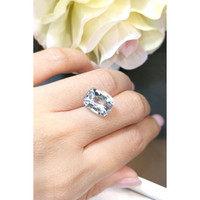 6.66 Ct. Aquamarine from Ceylon (Sri Lanka) Life Style