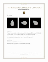 1.27 Ct. White Opal from Australia Appraisal