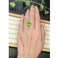 4.73 Ct. Yellowish Green Peridot from Pakistan Life Style