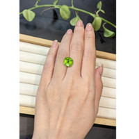 5.04 Ct. Yellowish Green Peridot from Pakistan Life Style