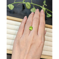 2.61 Ct. Yellowish Green Peridot from Pakistan Life Style