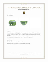 2.31 Ct. Green Chrysoberyl from Ceylon (Sri Lanka) Appraisal