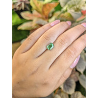2.31 Ct. Green Chrysoberyl from Ceylon (Sri Lanka) Life Style