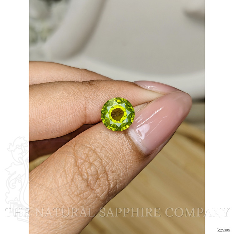 1.91 Ct. Yellowish Green Chrysoberyl from Ceylon (Sri Lanka)