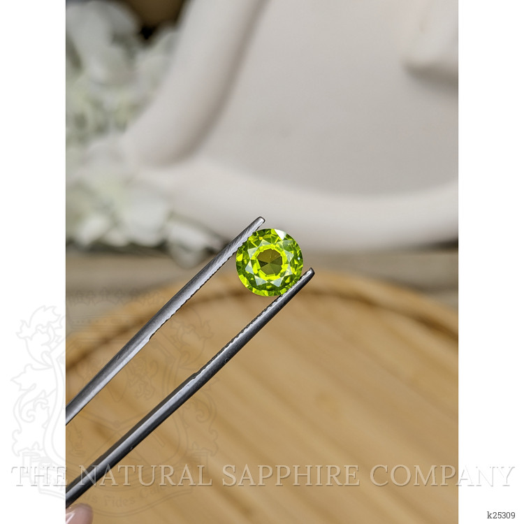 1.91 Ct. Yellowish Green Chrysoberyl from Ceylon (Sri Lanka)