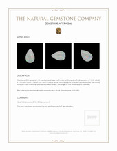 1.18 Ct. White Opal from Australia Appraisal