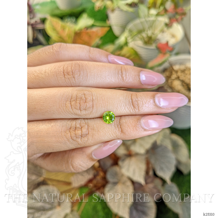0.89 Ct. Yellowish Green Chrysoberyl from Ceylon (Sri Lanka)