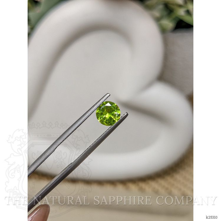 0.89 Ct. Yellowish Green Chrysoberyl from Ceylon (Sri Lanka)