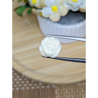 8.41 Ct. Salmon and White Coral from Italy Life Style