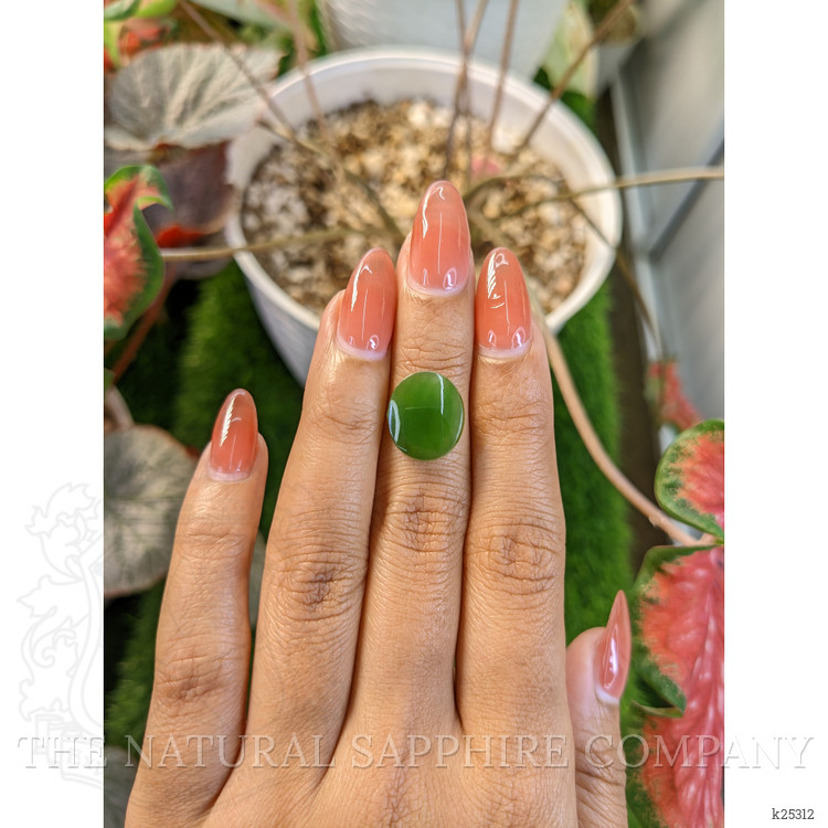5.04 Ct. Green Jade from Burma (Myanmar)