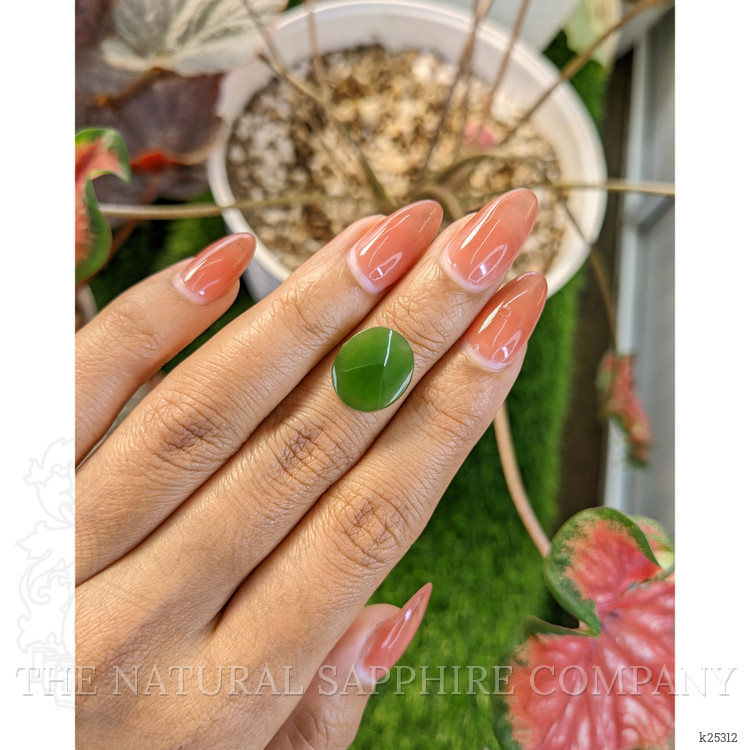 5.04 Ct. Green Jade from Burma (Myanmar)