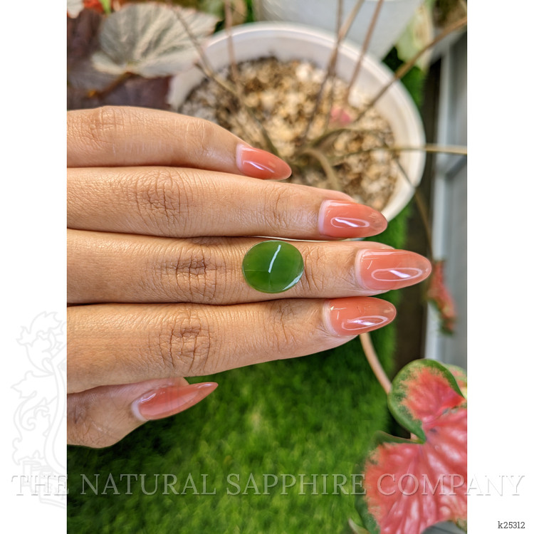 5.04 Ct. Green Jade from Burma (Myanmar)