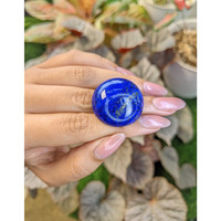 84.60 Ct. Cabochon Lapis from Afghanistan Life Style