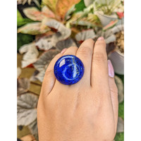 84.60 Ct. Cabochon Lapis from Afghanistan Life Style