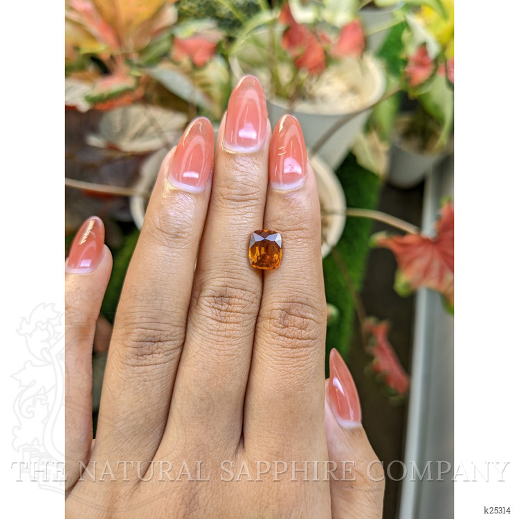 2.92 Ct. Orange Hessonite Garnet from Madagascar