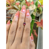 1.03 Ct. Pinkish Red Garnet from Ceylon (Sri Lanka) Life Style