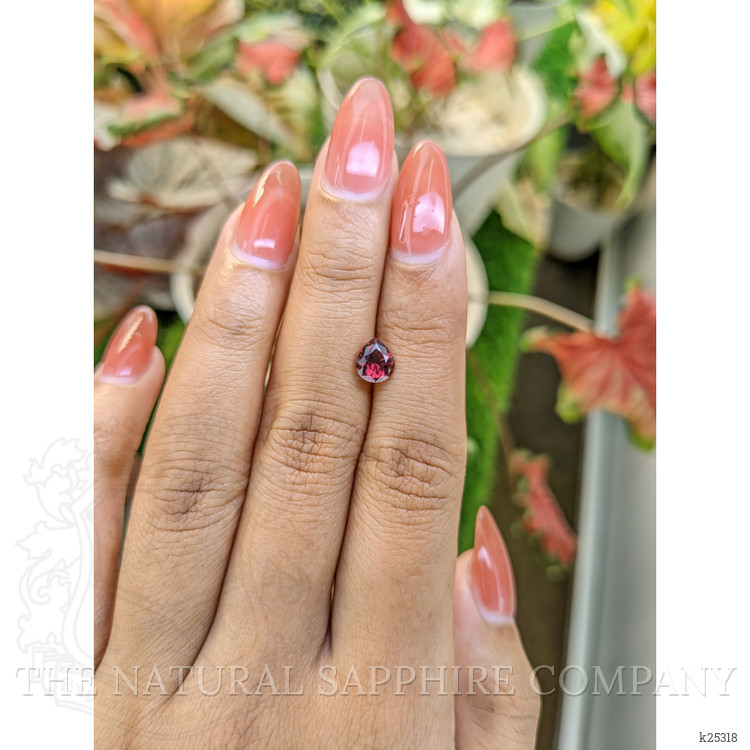 1.03 Ct. Pinkish Red Garnet from Ceylon (Sri Lanka)