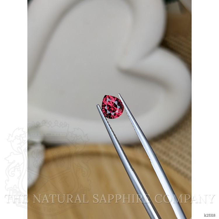 1.03 Ct. Pinkish Red Garnet from Ceylon (Sri Lanka)