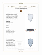 0.92 Ct. White Opal from Australia 3 D Scan Report