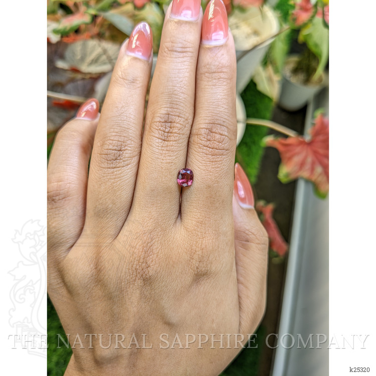 0.86 Ct. Purplish Pink Garnet from Ceylon (Sri Lanka)