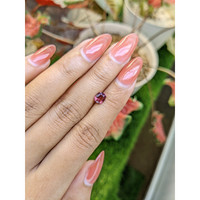 0.86 Ct. Purplish Pink Garnet from Ceylon (Sri Lanka) Life Style