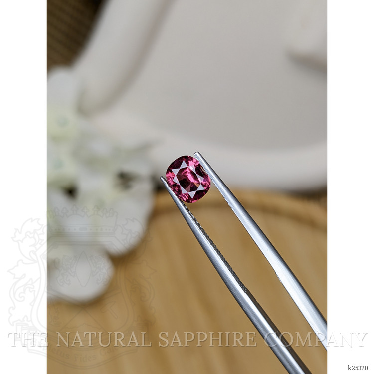 0.86 Ct. Purplish Pink Garnet from Ceylon (Sri Lanka)