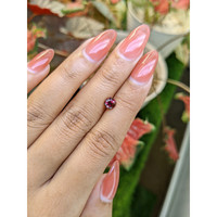1.08 Ct. Purplish Pink Garnet from Ceylon (Sri Lanka) Life Style