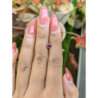 0.75 Ct. Pinkish Purple Garnet from Ceylon (Sri Lanka) Life Style