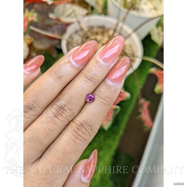 0.75 Ct. Pinkish Purple Garnet from Ceylon (Sri Lanka)