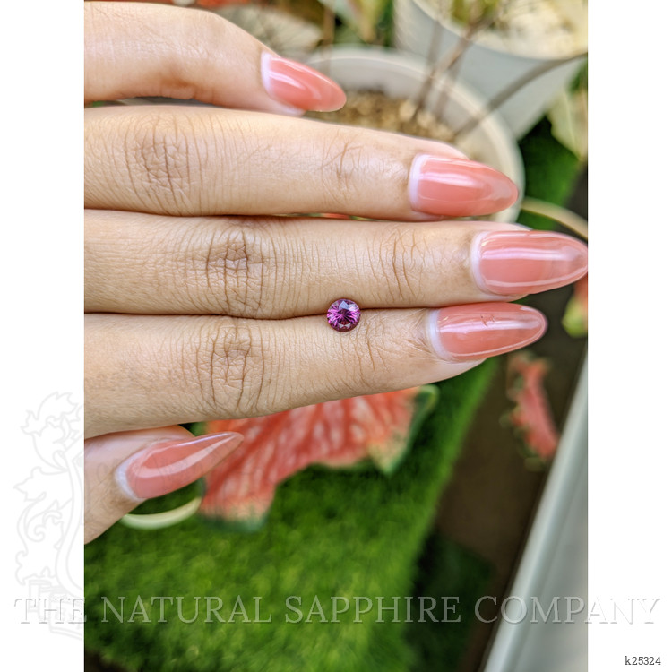 0.75 Ct. Pinkish Purple Garnet from Ceylon (Sri Lanka)