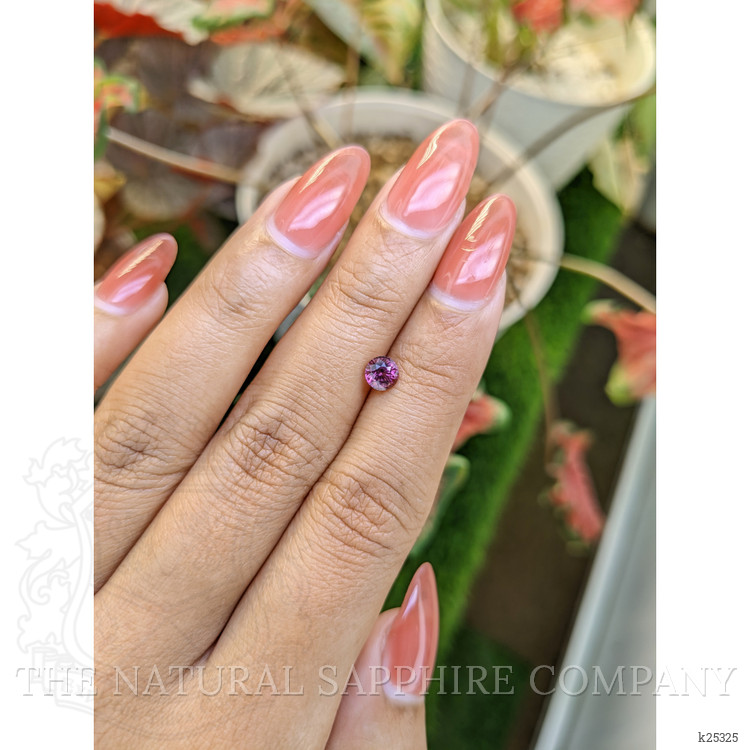 0.67 Ct. Purplish Pink Garnet from Ceylon (Sri Lanka)