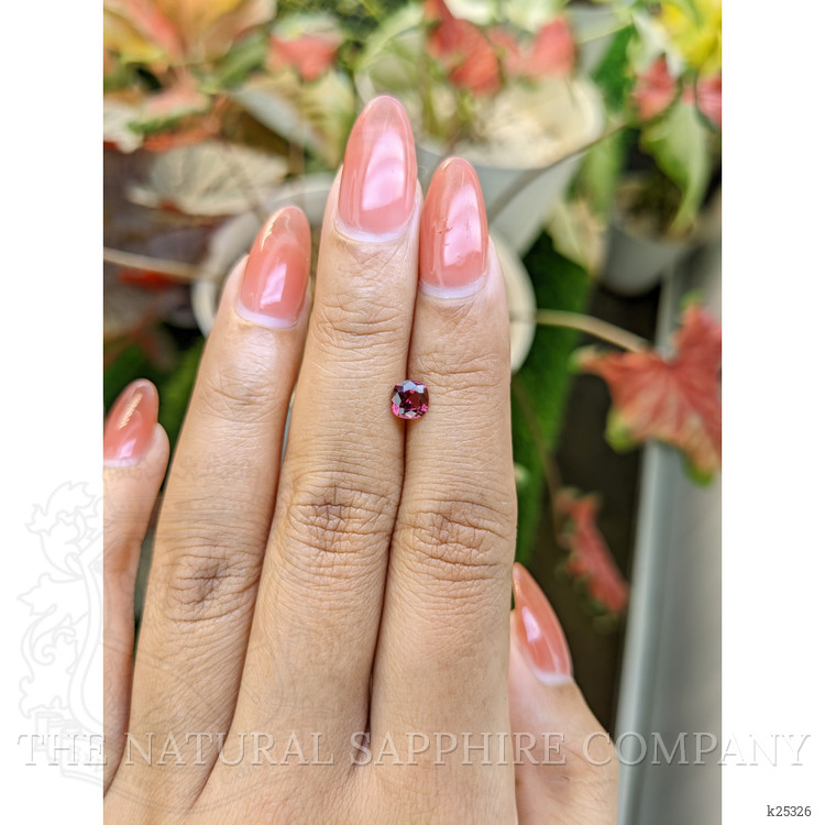 0.67 Ct. Reddish Pink Garnet from Ceylon (Sri Lanka)