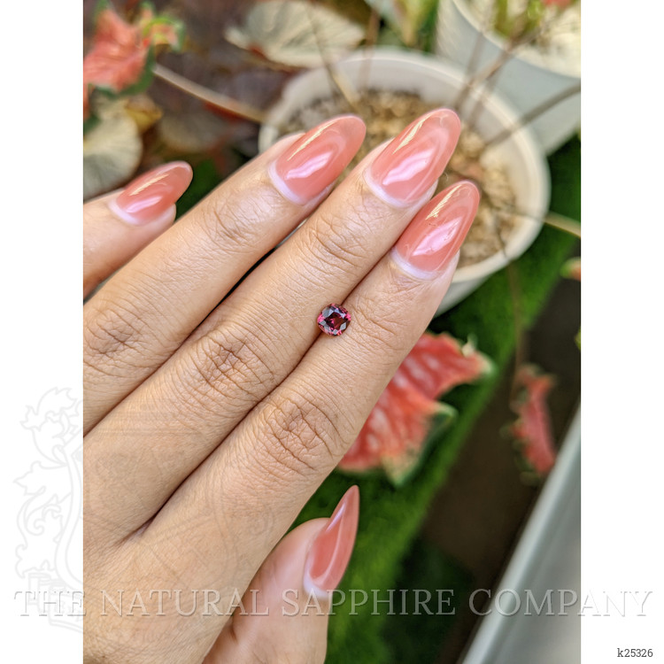 0.67 Ct. Reddish Pink Garnet from Ceylon (Sri Lanka)