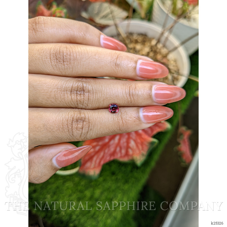 0.67 Ct. Reddish Pink Garnet from Ceylon (Sri Lanka)