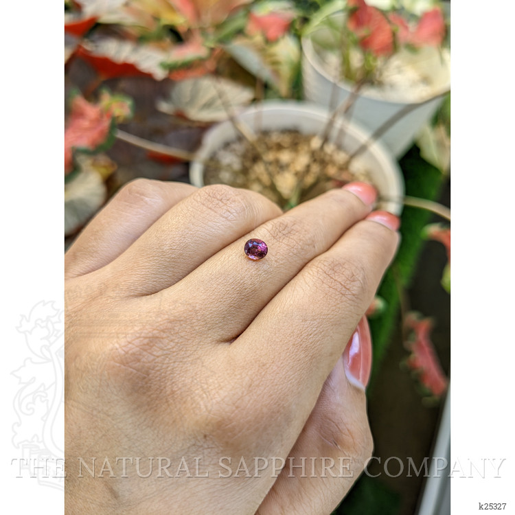 0.69 Ct. Purplish Pink Garnet from Ceylon (Sri Lanka)