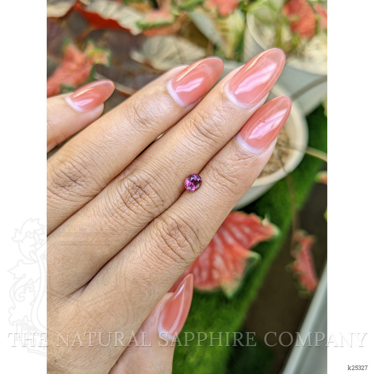 0.69 Ct. Purplish Pink Garnet from Ceylon (Sri Lanka)