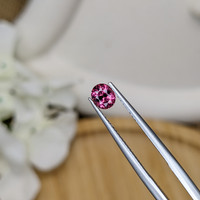 0.69 Ct. Purplish Pink Garnet from Ceylon (Sri Lanka) Life Style