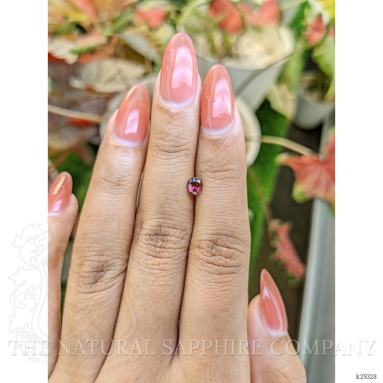0.51 Ct. Reddish Pink Garnet from Ceylon (Sri Lanka)