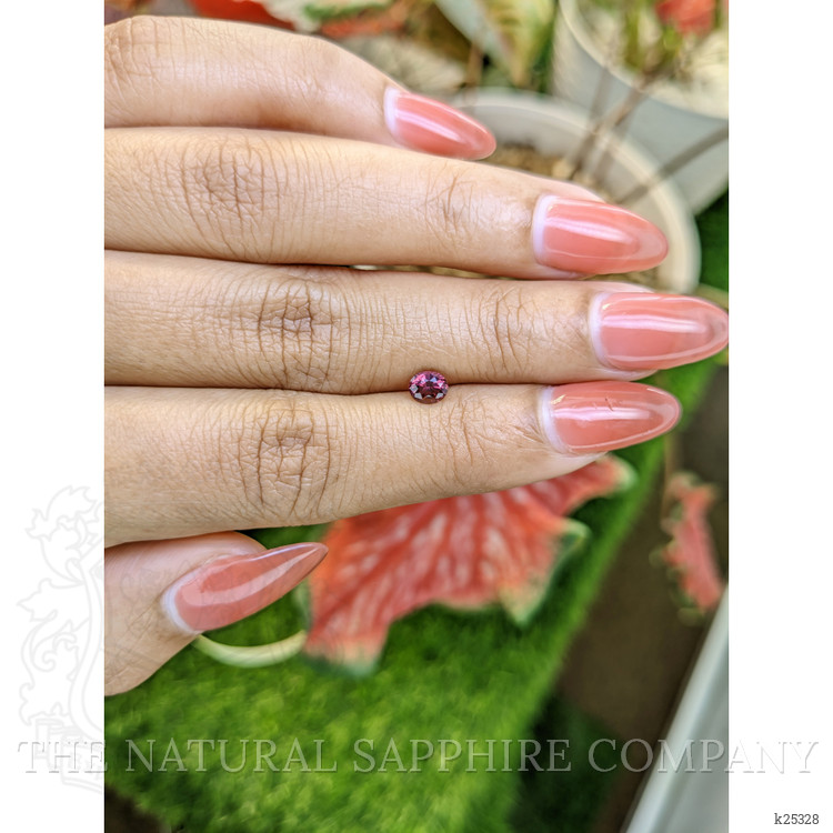 0.51 Ct. Reddish Pink Garnet from Ceylon (Sri Lanka)