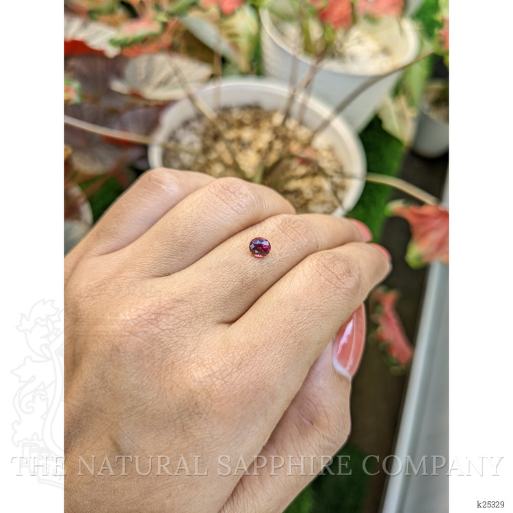 0.64 Ct. Pinkish Purple Garnet from Ceylon (Sri Lanka)