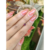 0.64 Ct. Pinkish Purple Garnet from Ceylon (Sri Lanka) Life Style